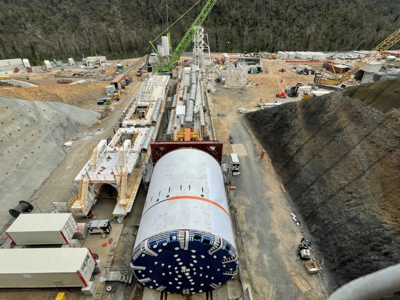 CREG Exports Large-diameter Hard Rock Tunnel Boring Machine1